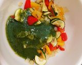 簡単!イタリア風夏野菜バジル素麺作り方6写真