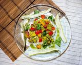簡単!イタリア風夏野菜バジル素麺作り方8写真