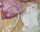 マカロニカルボナーラ作り方1写真