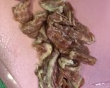 せせりとピーマンの醤油焼き作り方1写真