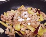 サツマイモと豚肉の甘辛炒め作り方7写真