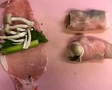 大葉とアスパラとしめじの甘辛肉巻き作り方3写真