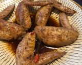 揚げない 鶏の手羽先 甘辛ダレ作り方5写真