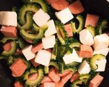 ゴーヤとスパムで彩り鮮やかチャンプルー作り方6写真