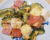 ゴーヤとスパムで彩り鮮やかチャンプルー作り方8写真