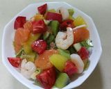 キウイとタップリ野菜のごちそうサラダ作り方12写真