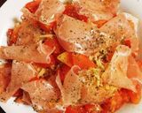 絶品✨トマトと生ハムの冷製パスタ✨作り方3写真
