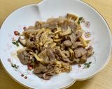 冷凍作り置き！豚肉きのこのバターポン酢作り方4写真
