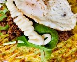 お好み焼き感覚で、ズッキーニタコスの皮作り方5写真