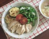 休日ごはん！炊飯器でカオマンガイ作り方6写真