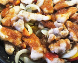 豚カツ用でおろし玉ねぎポン酢炒め作り方6写真