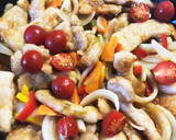 豚カツ用でおろし玉ねぎポン酢炒め作り方7写真