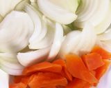 豚カツ用でおろし玉ねぎポン酢炒め作り方1写真