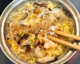 とろみスープ・もやしと椎茸と卵のスープ作り方4写真