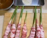 葉生姜の豚バラ肉巻き作り方1写真