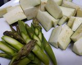 豚肉と夏野菜のトマト煮作り方1写真