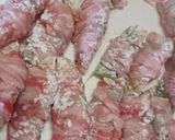 お弁当★新じゃがと大葉の豚肉巻き★常備菜作り方3写真