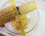 とうもろこしご飯バター醤油味作り方1写真