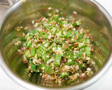 オクラとみょうがの梅風味のご飯のおとも作り方6写真