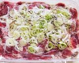 超簡単！細豚肉のネギ葱塩焼きの下準備★作り方5写真