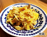 中華風！豚肉ともやしの卵とじ作り方9写真