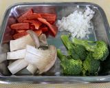 産後★煮込みハンバーグカレー風味作り方4写真