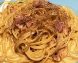 簡単 濃厚カルボナーラ(牛乳使用)作り方6写真