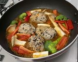 産後★煮込みハンバーグカレー風味作り方8写真
