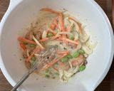 カリカリ梅入りかき揚げ☆作り方5写真
