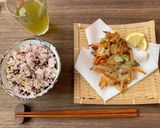 カリカリ梅入りかき揚げ☆作り方10写真