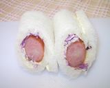 お弁当にღくるくるロールサンドღ作り方3写真