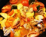 ズッキーニ&ピーマンの豚肉ハヤシカレー作り方1写真