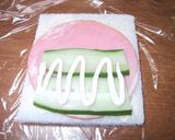 お弁当にღくるくるロールサンドღ作り方9写真