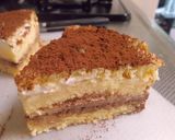 ホワイトとミルクチョコのムース風ケーキ♡作り方8写真
