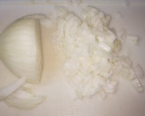 豚そぼろと玉ねぎのさっぱり和え作り方1写真