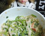 リカちゃん♡クレソンとカニカマ枝豆白和え作り方12写真