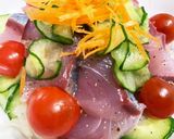 つばすと野菜のポン酢カルパッチョ作り方18写真