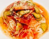 簡単オシャレな洋風トマトそうめん作り方3写真