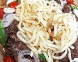 うまうま簡単野菜たっぷりすき焼き風うどん作り方5写真