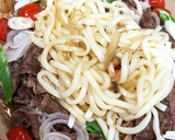 うまうま簡単野菜たっぷりすき焼き風うどん作り方5写真