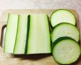 ヘルシー！ズッキーニとなすのトマト煮込み作り方1写真