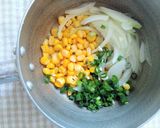 コーン・卵の中華スープに豆腐プラス！作り方2写真