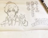 すとぷりなーくんキャラチョコデコケーキ作り方2写真