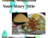 味噌だれサラダうどん(簡単)大根・胡瓜作り方5写真