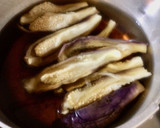 ＊蒸しなすとみょうがのお吸い物＊作り方2写真