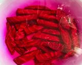 ベーコンとガーリックでビーツのサラダを♪作り方1写真