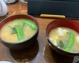 さやえんどうのお味噌汁　お豆のプチプチ感作り方7写真