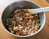 『揚げない！豚と彩り野菜の焼き春巻き』作り方3写真