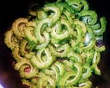 簡単！ゴーヤと高野豆腐とスパムの味噌炒め作り方8写真