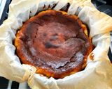 バスクチーズケーキ　簡単！混ぜて焼くだけ作り方9写真